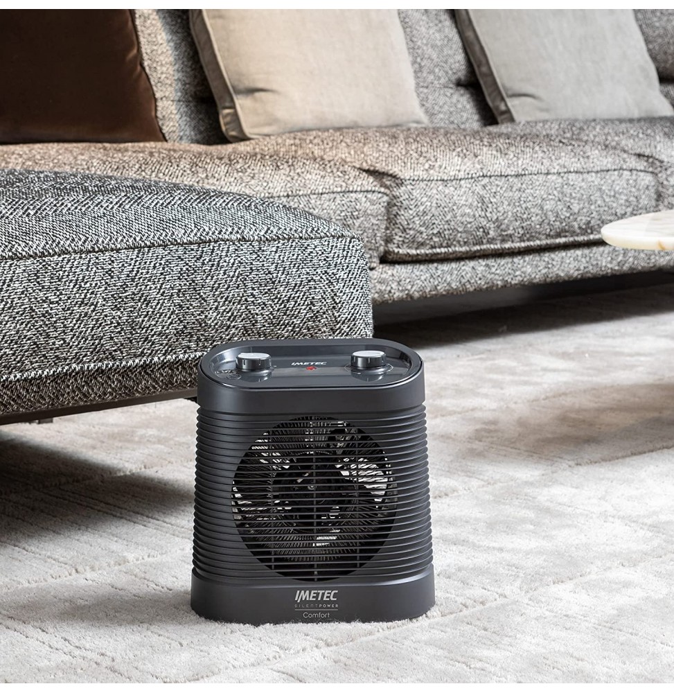 Termoventilatore stufa elettrica silent power comfort 2100 watt, 4  temperature di utilizzo selezionabili