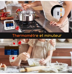 Aigostar Elliott Termometro Cucina Digitale Display LCD BBQ Griglia Per Weber