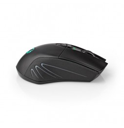 Nedis Mouse gaming ufficio 8 pulsanti luci led sensore ottico ricaricabile 10000 DPI