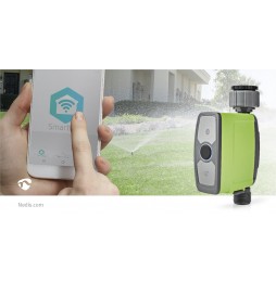 Nedis Irrigatore smart controllo dell'acqua bluetooth rubinetto programmabile App IP54