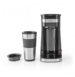 Nedis Macchina da caffè americano acciaio inox antigoccia 1 Tazza da viaggio Termica 0,4L 750W