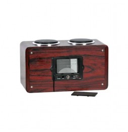 MAJESTIC RADIO FM SISTEMA MULTIMEDIALE LETTORE USB SD AUX LEGNO VINTAGE AH 173