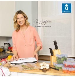 Aigostar Doreen Macchina sottovuoto per alimenti tubo per vuoto taglierino 10 sacchetti