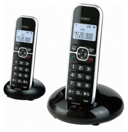 Saiet LEM DUO telefono fisso cordless display e tasti grandi Vivavoce