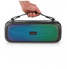 Nedis Cassa Altoparlante Boombox Bluetooth® Luci Party 45 W USB SD AUX 5 ore