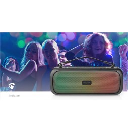 Nedis Cassa Altoparlante Boombox Bluetooth® Luci Party 45 W USB SD AUX 5 ore