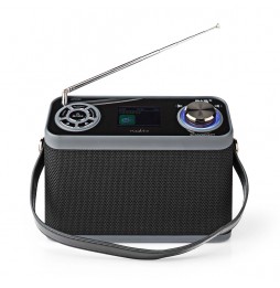 Nedis Radio Stereo DAB+ FM Portatile 15 ore Bluetooth® Display TFT 24 Watt