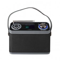 Nedis Radio Stereo DAB+ FM Portatile 15 ore Bluetooth® Display TFT 24 Watt