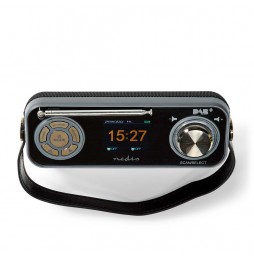 Nedis Radio Stereo DAB+ FM Portatile 15 ore Bluetooth® Display TFT 24 Watt