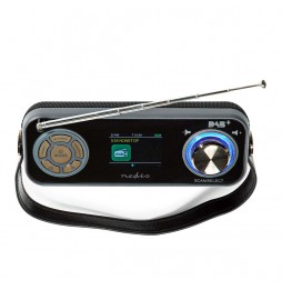 Nedis Radio Stereo DAB+ FM Portatile 15 ore Bluetooth® Display TFT 24 Watt