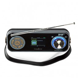 Nedis Radio Stereo DAB+ FM Portatile 15 ore Bluetooth® Display TFT 24 Watt