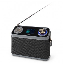 Nedis Radio Stereo DAB+ FM Portatile 15 ore Bluetooth® Display TFT 24 Watt