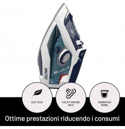 IMETEC FERRO DA STIRO ZEROCALC 2400 WATT VAPORE 150G ANTICALCARE ECO RISPARMIO