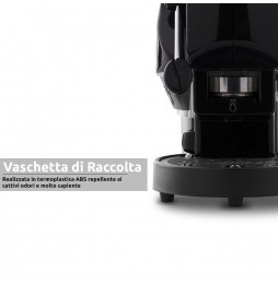 Didiesse Frog Macchina Caffè Espresso Manuale Sistema di ricarica Cialde ESE colore Nero Lucido