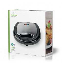 Nedis Macchina Waffle Meker Party piastra 22 X 12 cm antiaderente 750Watt