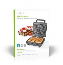 Nedis Macchina Waffle Meker Party piastra 22 X 12,5 cm antiaderente 1200 Watt