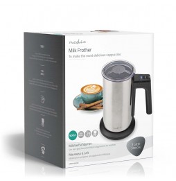 Nedis Montalatte Elettrico 500W 150ml Cappuccinatore Silenzioso 3 in 1