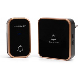 Aigostar Campanello AC Senza Fili Wireless Impermeabile IP57 Esterno Esterno Autoalimentato