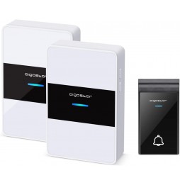 Aigostar Campanello DC Senza Fili Wireless Impermeabile IP44 Doppia unità interna