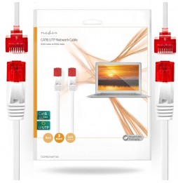 Nedis cavo di rete ethernet 3 metri 3 mt lan plug rj45 utp cat6 prolunga lan router