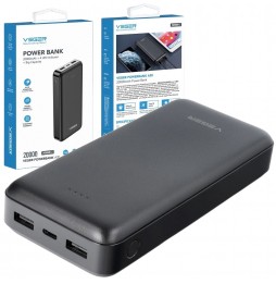 VEGER Batteria esterna Powerbank A20 - 20.000mAh nero (W2015)