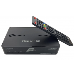 New Majestic SAT-265 Decoder Tivusat HD con Scheda Tivùsat Rai Mediaset Cavo Hdmi