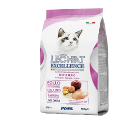 MONGE CROCCANTINI GATTI 400GR ADULT LECHAT EXCELLENCE INDOOR POLLO 10 BUSTE