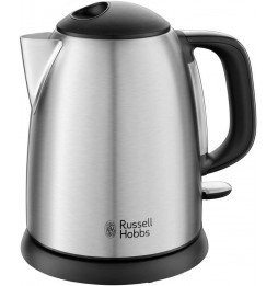 Russell Hobbs Bollitore Elettrico 1 Litro Acciaio Inox Satinato Filtro Rimovibile 2400 WATT