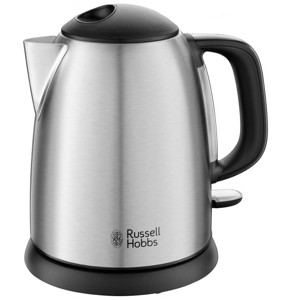 Russell Hobbs Bollitore Elettrico 1 Litro Acciaio Inox Satinato Filtro Rimovibile 2400 WATT