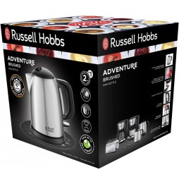 Russell Hobbs Bollitore Elettrico 1 Litro Acciaio Inox Satinato Filtro Rimovibile 2400 WATT