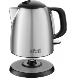 Russell Hobbs Bollitore Elettrico 1 Litro Acciaio Inox Satinato Filtro Rimovibile 2400 WATT