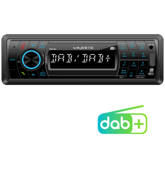 Majestic SCD645BT Autoradio Bluetooth RDS FM PLL Lettore CDMP3 180W Vivavoce