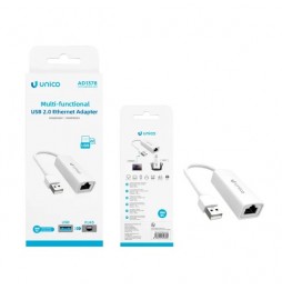 Unico Adattatore Cavo di Rete da USB a RJ45 Ethernet LAN Convertitore 10/100