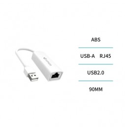 Unico Adattatore Cavo di Rete da USB a RJ45 Ethernet LAN Convertitore 10/100