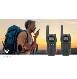 Nedis Set walkie-talkie Radio ricetrasmittenti PMR 10 km Uso libero senza licenza