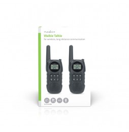 Nedis Set walkie-talkie Radio ricetrasmittenti PMR 10 km Uso libero senza licenza