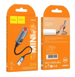 Hoco UA30 Accendino accendisigari per Auto ufficio connettore USB A 0,3 m nero