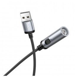 Hoco UA30 Accendino accendisigari per Auto ufficio connettore USB A 0,3 m nero