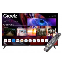 Graetz TV 55″ Smart GR55P1470 UHD 4K LED HDR10 WebOs 2.0S Thinq AI