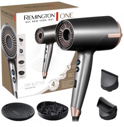 Remington ONE Asciugacapelli 2000W 4 accessori flyaway 2 diffusori bocchetta per styling 8 livelli