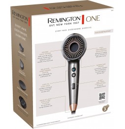 Remington ONE Asciugacapelli 2000W 4 accessori flyaway 2 diffusori bocchetta per styling 8 livelli