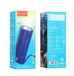 Hoco Flip HC11 Cassa Bluetooth 5 Altoparlante Torcia Portatile Wireless BLUE 1200 mAh