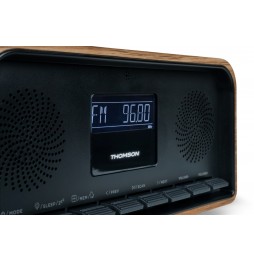 THOMSON RT850BT RADIO SVEGLIA FM MICRO HIFI Bluetooth® STEREO VINTAGE LEGNO