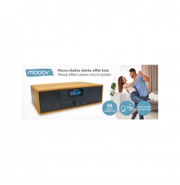 MOOOV IMPIANTO STEREO MICRO HIFI STEREO CD MP3 BLUETOOTH AUX RCA RADIO FM