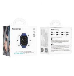 HOCO SMARTWATCH SPORT Y27 FUNZIONE CHIAMATE BT BLU 1.81" CARDIO BENESSERE IP67