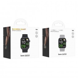 HOCO SMARTWATCH SPORT Y26 FUNZIONE CHIAMATE BT BLACK 1.81" CARDIO BENESSERE IP67