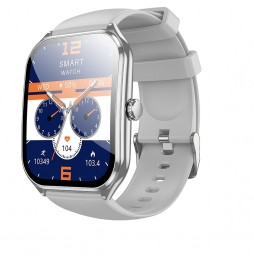 HOCO SMARTWATCH AMOLED Y28 FUNZIONE CHIAMATE SILVER 2" SOPRT 2 CINTURINI IP67