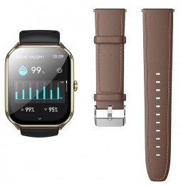 HOCO SMARTWATCH AMOLED Y28 FUNZIONE CHIAMATE GOLD 2" SOPRT 2 CINTURINI IP67