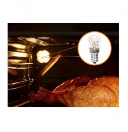 AIGOSTAR LAMPADINA PER FORNO T22 15W E14 90LUMEN 2300KLUCE CALDA INCADESCENZA