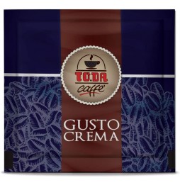 100 Cialde Caffè TODA GUSTO CREMA filtro carta Ese 44 mm - caffe 100% Originale